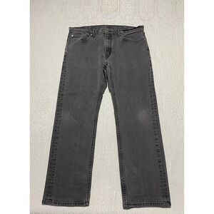 Levi's 559 Black Denim‎ Jeans Men 38x32 Relaxed Fit Straight Leg Pants